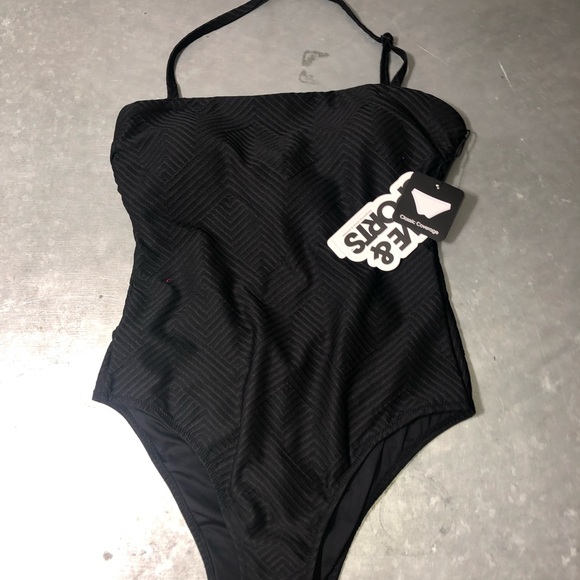 Other - NWT Love & Sport One Piece Black Swimsuit SZ 8